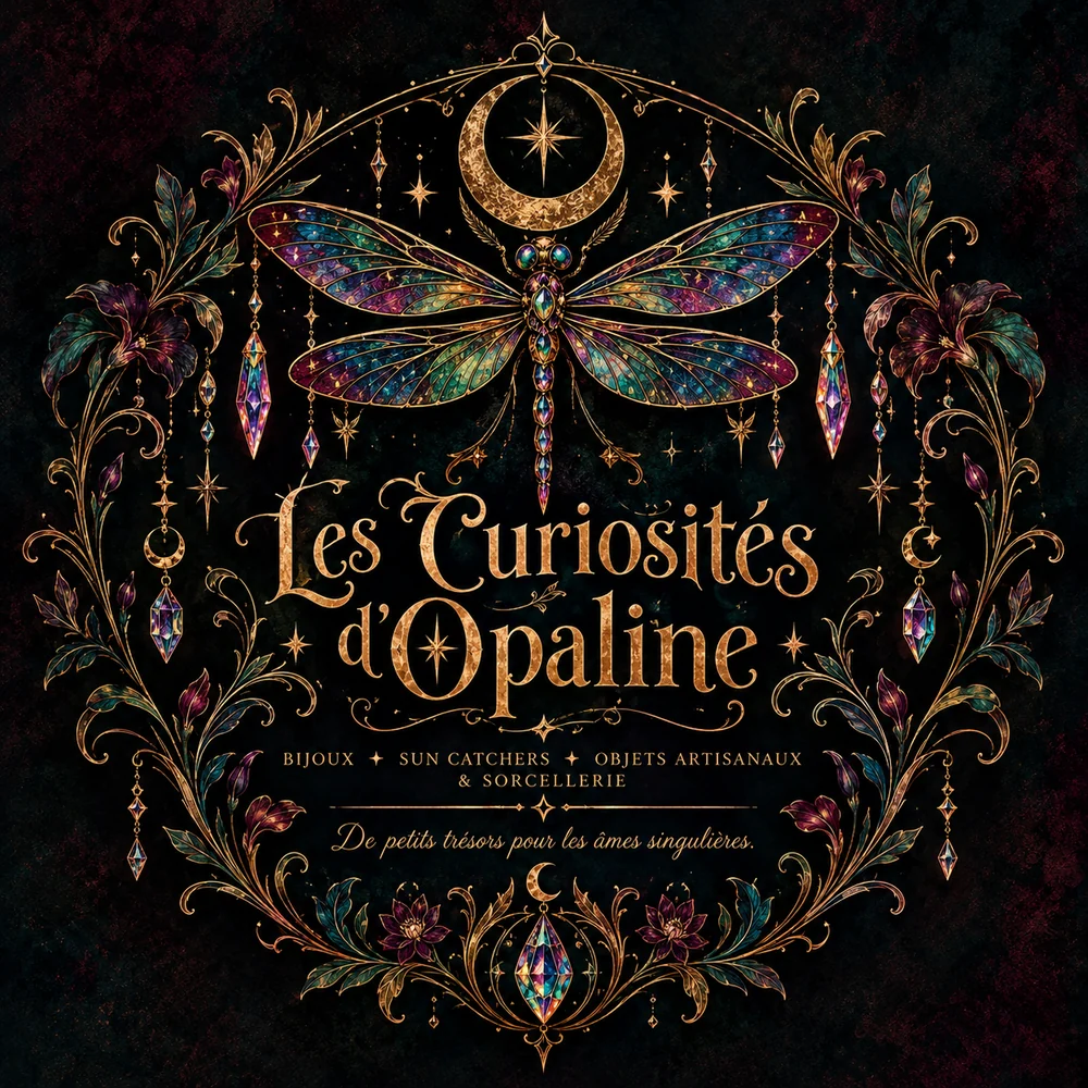 Les Curiosités d’Opaline — bijoux, sun catchers, objets artisanaux & sorcellerie. De petits trésors pour les âmes singulières.